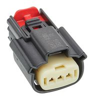 33471-3301 - Automotive Connector Housing, Black, MX150 33471 Series, Receptacle, 3 Ways - MOLEX