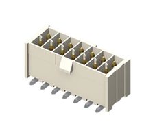 IPL1-106-01-S-D-RA-K - Pin Header, Wire-to-Board, 2.54 mm, 2 Rows, 12 Contacts, Through Hole Right Angle - SAMTEC