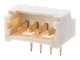 53048-0250 - Pin Header, Signal, Wire-to-Board, 1.25 mm, 1 Rows, 2 Contacts, Through Hole Right Angle - MOLEX