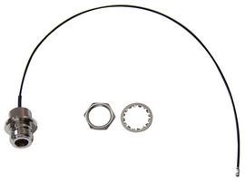 MP1263G23721070 - RF Coaxial Cable Assembly, IP67 Rear-Lock N' Type B/H Jack U.F.L. Plug, 300mm - MULTICOMP PRO
