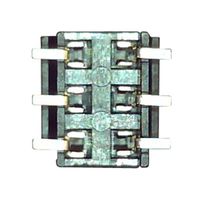 55510-106TRLF - PCB Receptacle, Board-to-Board, 2 mm, 2 Rows, 6 Contacts, Surface Mount Straight - AMPHENOL COMMUNICATIONS SOLUTIONS
