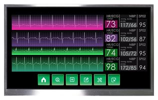 MDT1010D1IH-MIPI - TFT LCD, 10.1 ", 1024 x 600 Pixels, WVGA, Landscape, RGB, 1.8V - MIDAS