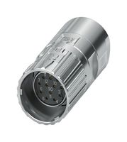 1069319 - Sensor Connector, M23 PRO Series, M23, Female, 12 Positions, Crimp Socket - Contacts Not Supplied - PHOENIX CONTACT