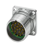 1629086 - Sensor Connector, M23 PRO Series, M23, Male, 17 Positions, Crimp Pin - Contacts Not Supplied - PHOENIX CONTACT