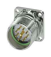 1629090 - Sensor Connector, M23 PRO Series, M23, Male, 8 Signal + 1 Power Positions - PHOENIX CONTACT