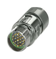 1629099 - Sensor Connector, M23 PRO Series, M23, Male, 16 Signal + 2 Power + PE Positions - PHOENIX CONTACT