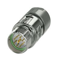 1629123 - Sensor Connector, M23 PRO Series, M23, Male, 8 Signal + 1 Power Positions - PHOENIX CONTACT