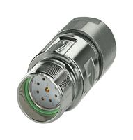 1629124 - Sensor Connector, M23 PRO Series, M23, Female, 8 Signal + 1 Power Positions - PHOENIX CONTACT