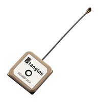 AGGBP.25A.07.0060A - Antenna, Patch, 1.561 GHz to 1.606 GHz, 16.5 dBi, Right Hand Circular, UFL Connector - TAOGLAS