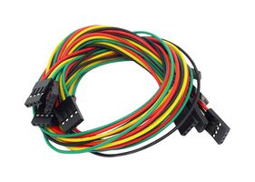 110990080 - Jumper Wire Kit, Female - Female, Multi-Coloured, 300 mm, 5 PCs of Pack - SEEED STUDIO