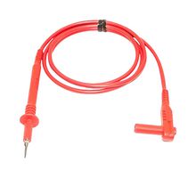 BU-4062-N-39-2 - Test Tip Probe, Test Tip Probe, 4mm Right Angle Banana Plug, Shrouded, 39 ", 990.6 mm, Red, 20 A - MUELLER ELECTRIC