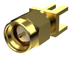 EMPCB.SMAMST.A - RF / Coaxial Connector, SMA Coaxial, Straight Plug, Solder, 50 ohm - TAOGLAS