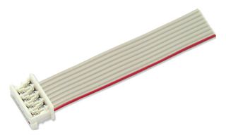 MP009105 - Ribbon Cable, IDC Receptacle to Free End, 8 Ways, 7.9 ", 200 mm, 1.27 mm - MULTICOMP PRO