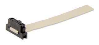 MP009157 - Ribbon Cable, IDC Receptacle to Free End, 10 Ways, 3.9 ", 100 mm, 1.27 mm - MULTICOMP PRO