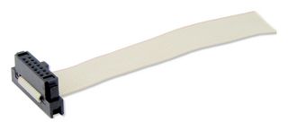 MP009167 - Ribbon Cable, IDC Receptacle to Free End, 14 Ways, 11.8 ", 300 mm, 1.27 mm - MULTICOMP PRO