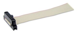 MP009168 - Ribbon Cable, IDC Receptacle to Free End, 16 Ways, 1.97 ", 50 mm, 1.27 mm - MULTICOMP PRO