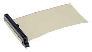 MP009186 - Ribbon Cable, IDC Receptacle to Free End, 40 Ways, 1.97 ", 50 mm, 1.27 mm - MULTICOMP PRO