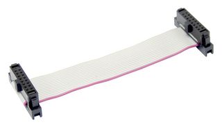 MP009205 - Ribbon Cable, IDC Receptacle to IDC Receptacle, 16 Ways, 3.9 ", 100 mm, 1.27 mm - MULTICOMP PRO