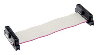 MP009213 - Ribbon Cable, IDC Receptacle to IDC Receptacle, 20 Ways, 7.9 ", 200 mm, 1.27 mm - MULTICOMP PRO