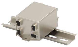 6-1609965-3 - Power Line Filter, General Purpose, 520 VAC, 1 A, Three Phase, 1 Stage, DIN Rail Mount - CORCOM - TE CONNECTIVITY
