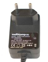 MP009259 - AC/DC Power Supply, ITE, 1 Output, 12 W, 5 VDC, 2 A - MULTICOMP PRO