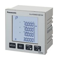 AKW92112 - Panel Meter, 85 VAC to 264 VAC, 50/60 Hz, Panel Mount, KW9M Series - PANASONIC