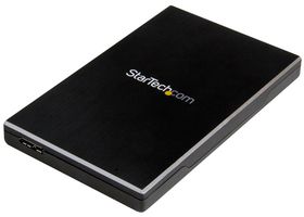 S251BMU313 - Enclosure, 2.5" SATA Drives, Aluminium, USB 3.1, 10 Gbps, Black - STARTECH