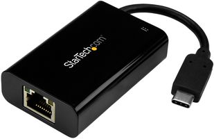 US1GC30PD - Adapter, 1 Port, USB-C to Gigabit Network, Power Delivery - - STARTECH