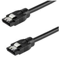 SATRD30CM - Computer Cable, SATA Socket, SATA Socket, 11.8 ", 300 mm, Black, Startech Round SATA Leads - STARTECH