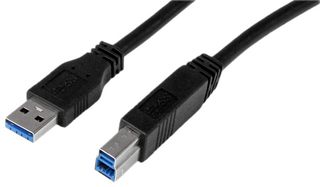 USB3CAB2M - USB Cable, Type A Plug to Type B Plug, 2 m, 6.6 ft, USB 3.0, Black - STARTECH