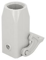 MP009351 - Heavy Duty Connector, Base, Bulkhead Mount, Top Entry, PC (Polycarbonate) Body, 1 Lever, 3A - MULTICOMP PRO