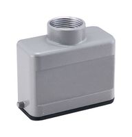 MP009376 - Heavy Duty Connector, Hood, Top Entry, Aluminium Body, 1 Lever, 10A - MULTICOMP PRO