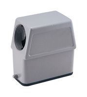 MP009379 - Heavy Duty Connector, Hood, Side Entry, Aluminium Body, 1 Lever, 10A - MULTICOMP PRO