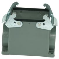 MP009440 - Heavy Duty Connector, Base, Bulkhead Mount, Side Entry, Aluminium Body, 2 Lever, 32B - MULTICOMP PRO