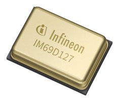 IM69D127V11XTMA1 - Audio Control, MEMS Microphone, 1.65V to 3.6V, PDM, PG-TLGA, 5 Pins, -40 °C - INFINEON