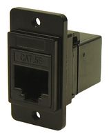 MP - CP30720MB3 - In-Line Adapter, M3 Holes, Black, RJ45, RJ45, Adaptor, In-Line, MP DUAL SLIM CAT5e, Jack, 8 Ways - MULTICOMP PRO