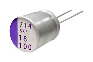 80SXE47M - Polymer Aluminium Electrolytic Capacitor, 47 µF, 80 V, Radial Leaded, 0.028 ohm - PANASONIC