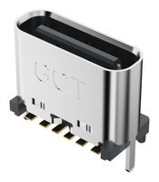 USB4140-GF-0170-C - USB Connector, 24P6C, 1.7mm, USB Type C, Receptacle, 6 Ways, Surface Mount, Through Hole Mount - GCT (GLOBAL CONNECTOR TECHNOLOGY)