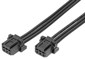 219652-1033 - Cable Assembly, Micro-One 2.0 Receptacle to Micro-One 2.0 Receptacle, 3 Ways, 2 mm, 1 Row, 300 mm - MOLEX