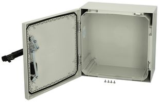 ARCA 404021S NO MP - Plastic Enclosure, Swing Handle, Multipurpose, Polycarbonate, 400 mm, 400 mm, 210 mm, IK10, IP66 - FIBOX