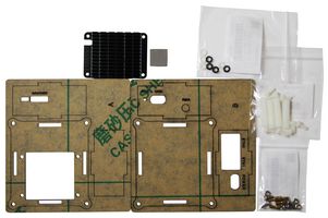 FIT0788 - Acrylic Case, Heatsink, Raspberry Pi CM4 IoT Router Mini Carrier Board - DFROBOT