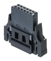 M55-8201242 - IDC Connector, IDC Receptacle, Female, 1.27 mm, 2 Row, 12 Contacts, Cable Mount - HARWIN