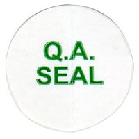 MP009765 - Label, Tamperproof, 13 mm, Vinyl, QA Seal - MULTICOMP PRO