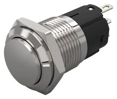 82-4161.2000 - Vandal Resistant Switch, 82 Series, 16 mm, SPDT, Maintained, Round Raised Flat Flush, Natural - EAO