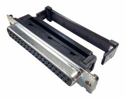 MP009829 - D Sub Connector, w/ Strain Relief, Standard, Plug, 37 Contacts, DC, IDC / IDT - MULTICOMP PRO