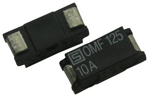 3404.0021.11 - Fuse, Surface Mount, 10 A, Fast Acting, 125 VAC, 125 VDC, SMD, OMF 125 Series - SCHURTER