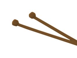 MP010047 - Cable Tie, Nylon 4.6 (Polyamide 4.6), Brown, 380 mm, 7.6 mm, 105 mm, 120 lb - MULTICOMP PRO