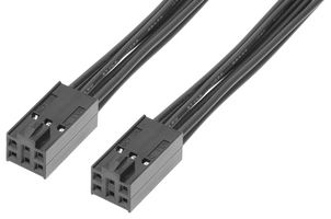 219658-1063 - Cable Assembly, C-Grid III Receptacle to C-Grid III Receptacle, 6 Ways, 2.54 mm, 2 Row, 300 mm - MOLEX