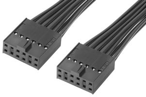 219658-1122 - Cable Assembly, C-Grid III Receptacle to C-Grid III Receptacle, 12 Ways, 2.54 mm, 2 Row, 150 mm - MOLEX