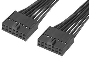 219658-1143 - Cable Assembly, C-Grid III Receptacle to C-Grid III Receptacle, 14 Ways, 2.54 mm, 2 Row, 300 mm - MOLEX